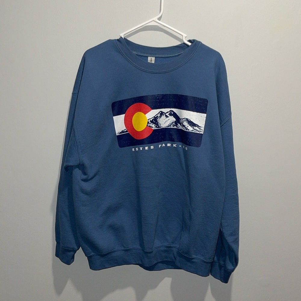 Colorado State Flag Distressed Sweatshirt